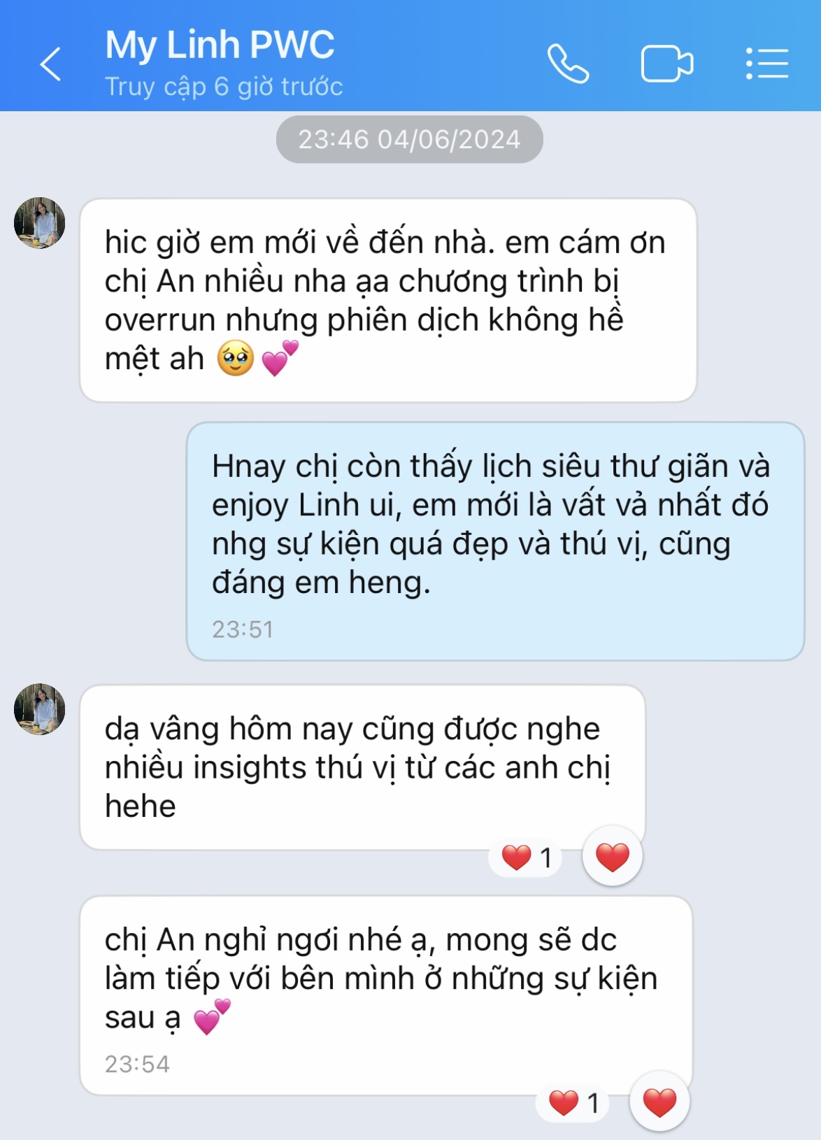 Client testimonial