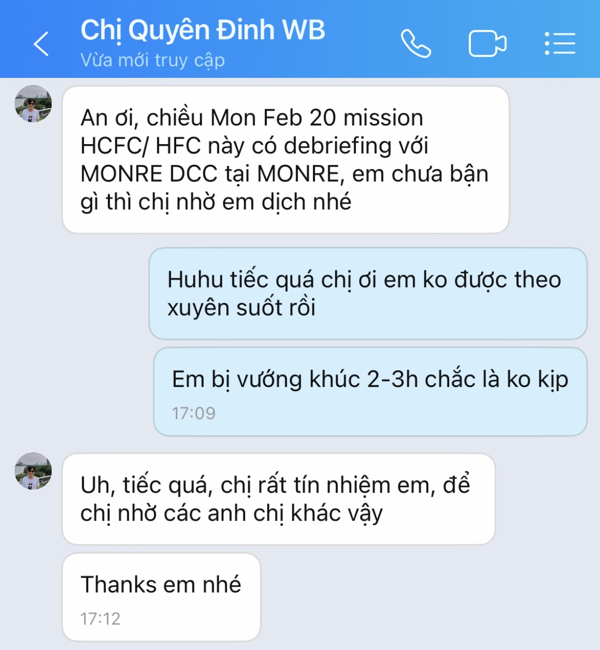 Client testimonial